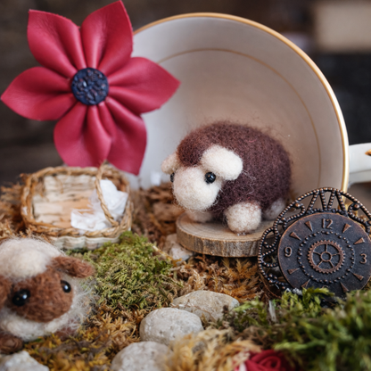 Diorama "le jardin apprivoisé" - création artisanale